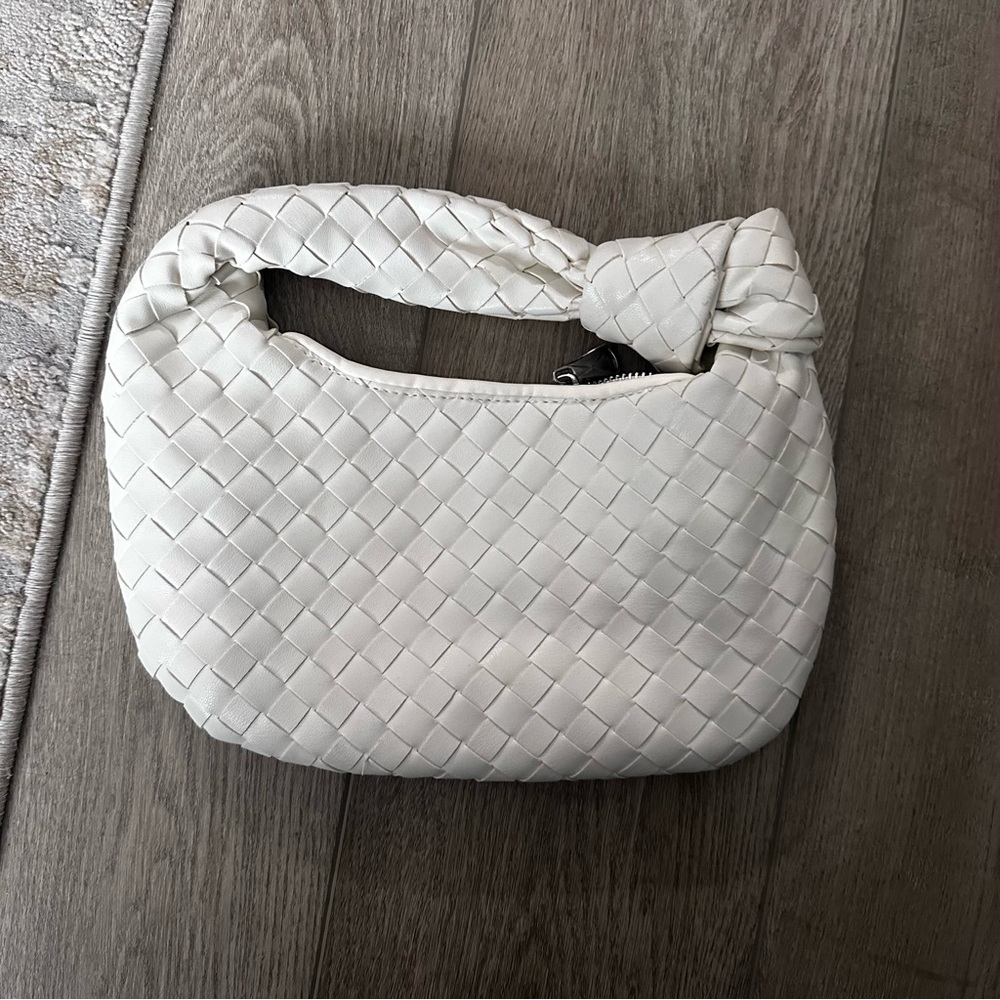 White Woven Bag